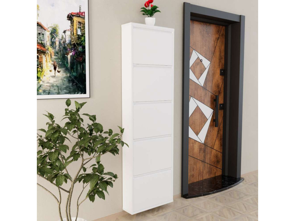 Ayse" metal shoe cabinet - 50 x 15 x...