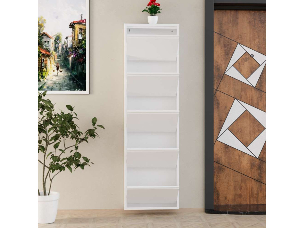 Ayse" metal shoe cabinet - 50 x 15 x...