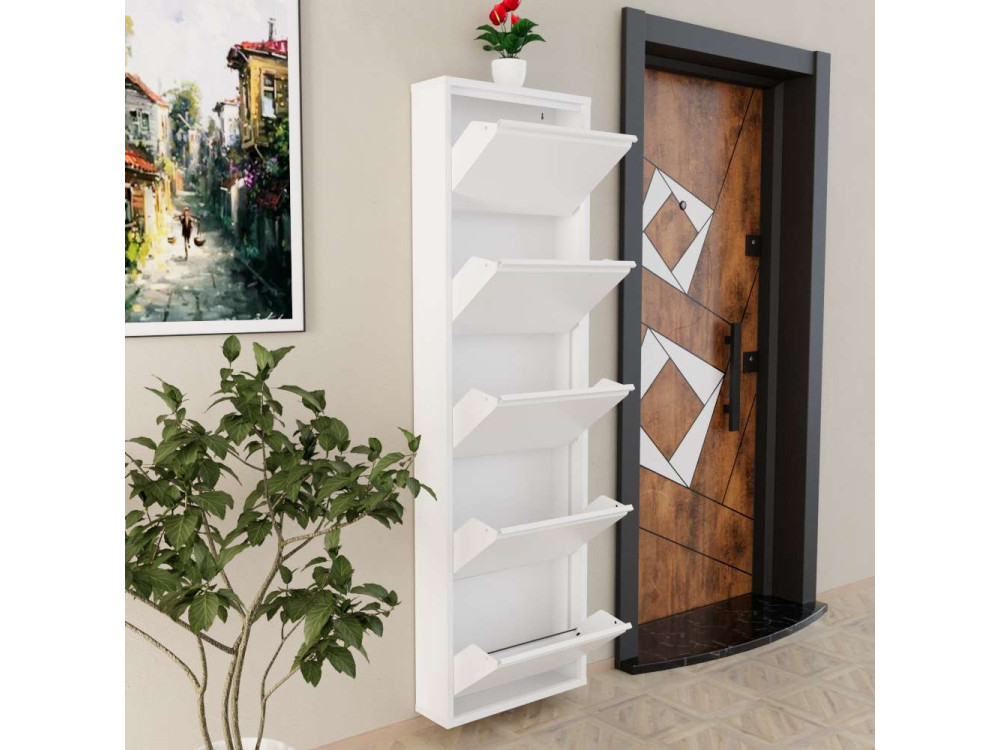 Ayse" metal shoe cabinet - 50 x 15 x...