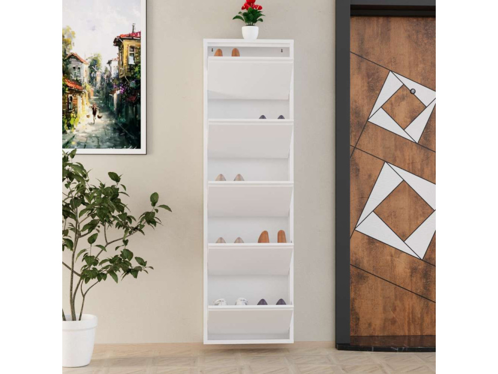 Ayse" metal shoe cabinet - 50 x 15 x...
