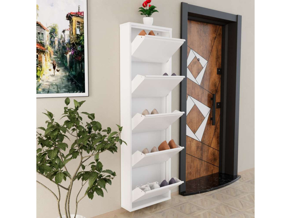 Ayse" metal shoe cabinet - 50 x 15 x...
