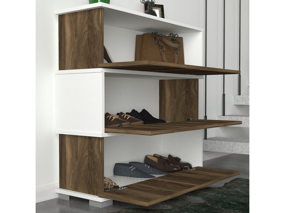 Napolyon" wooden shoe cabinet - 90 x...