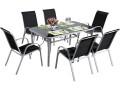 Outdoor Textelene Garden Furnitutre "Cordoba XL 180"- Phoenix - Ecru - Black