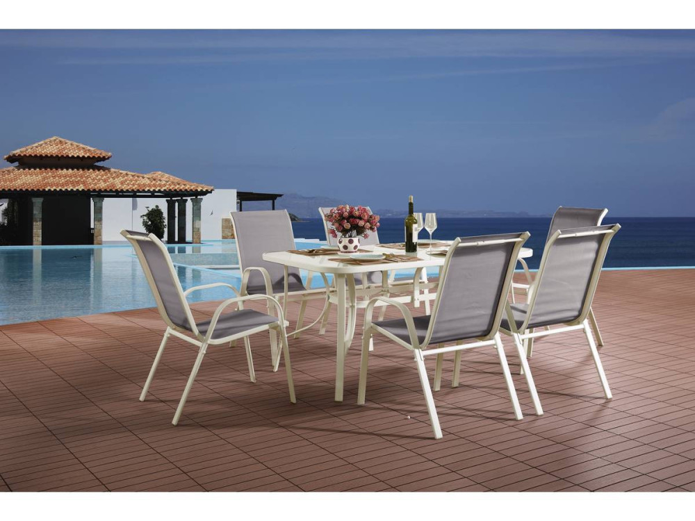 Couleur Gris foncé Dimensions 6 places