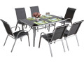 Outdoor Textelene Garden Furnitutre "Cordoba XL 180"- Phoenix - Ecru - Dark Grey