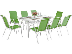 Outdoor Garden Furniture Set XL 180 - "Phoenix" - Green