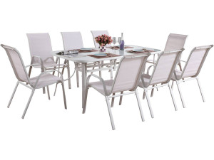Outdoor Textelene Garden Furnitutre "Cordoba XL 180"- Phoenix - Ecru