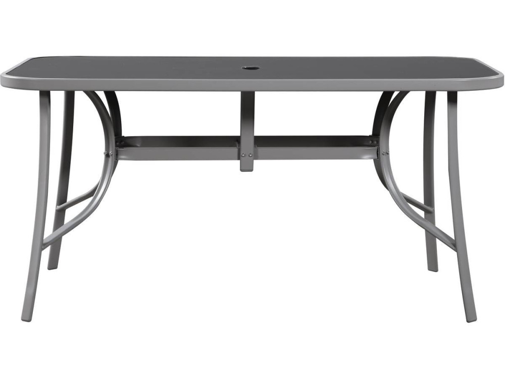 Textilene garden furniture "cordoba + Porto" 6 people light gray