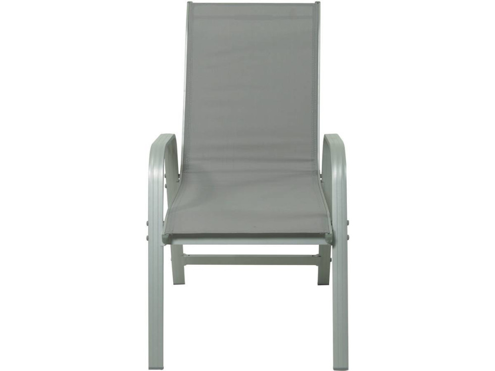 Textilene garden furniture "cordoba + Porto" 6 people light gray