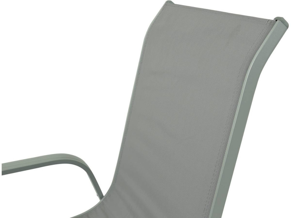 Textilene garden furniture "cordoba + Porto" 6 people light gray