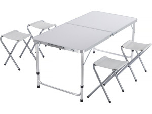 Set of camping table and 4...