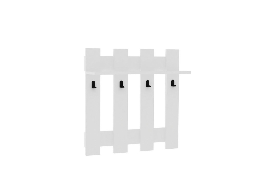 Carina" wooden wall coat rack - 70 x...