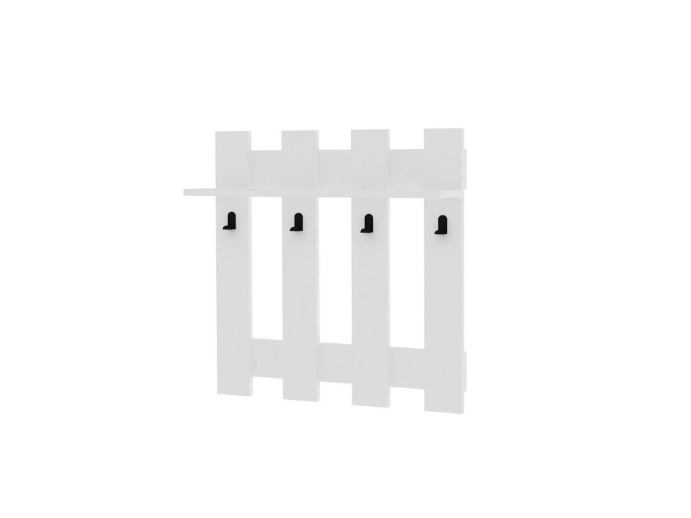 Carina" wooden wall coat rack - 70 x...