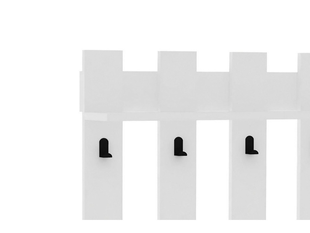 Carina" wooden wall coat rack - 70 x...