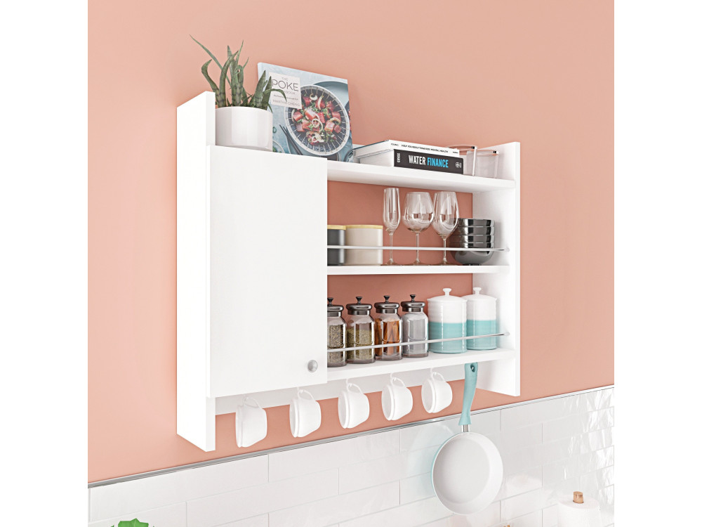 Knerr" wooden kitchen shelf - 85 x 13...