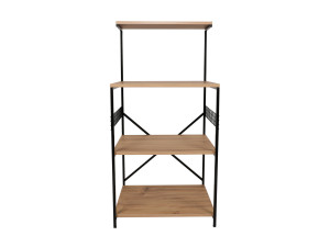 Anemon" multi-purpose wooden cabinet - 60 x 45 x 124 cm - Brown