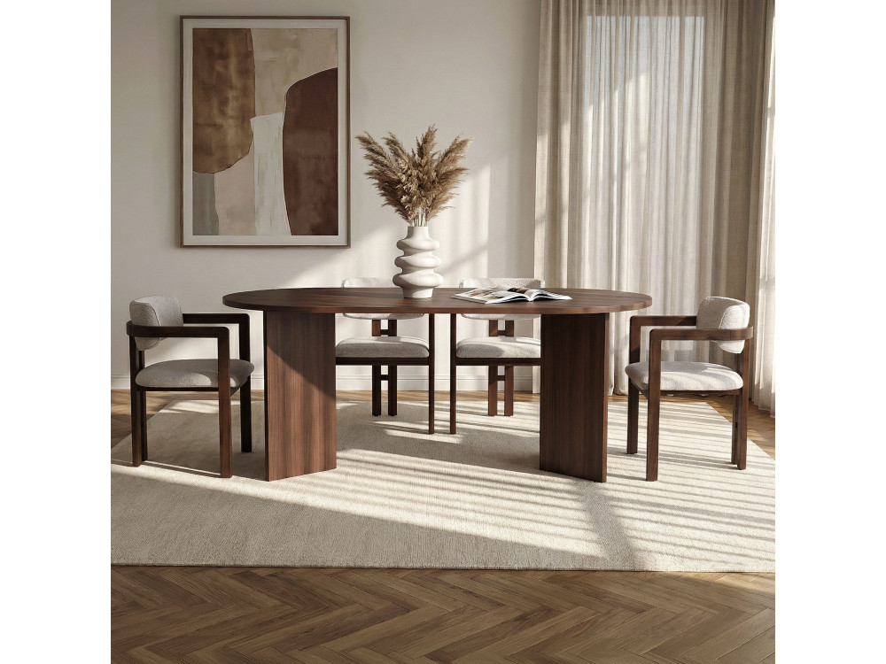 Parametre 2 180 x 90 x 75 cm Parametre 1 Noyer Milano