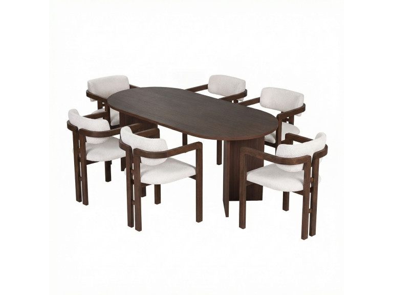 Parametre 2 180 x 90 x 75 cm Parametre 1 Noyer Milano