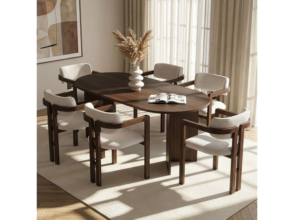 Parametre 2 180 x 90 x 75 cm Parametre 1 Noyer Milano