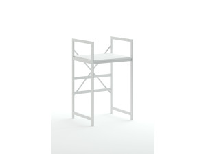 Junior" metal washing machine cabinet - 70 x 60 x 116 cm - White