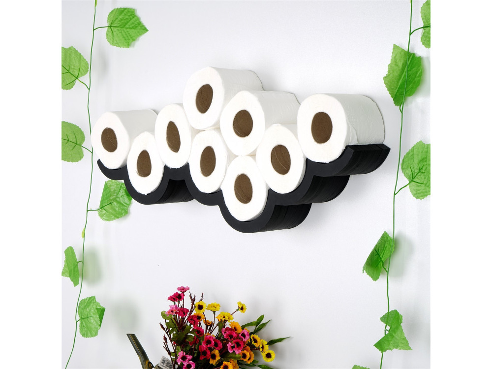 WC018" wooden toilet paper holder -...