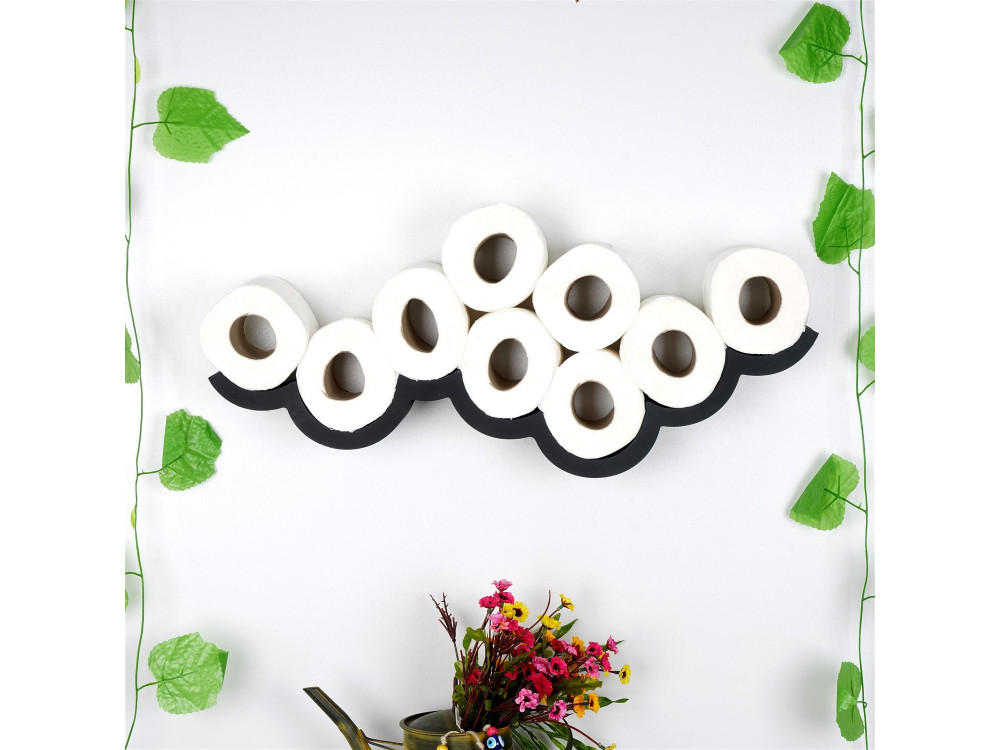 WC018" wooden toilet paper holder -...