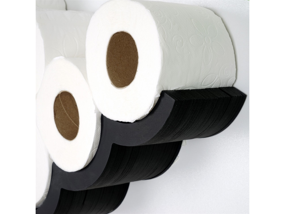WC018" wooden toilet paper holder -...