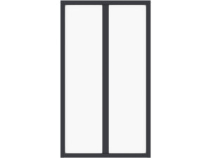 "Panorama" Aluminum Studio Skylight - 60 x 105 cm - Black