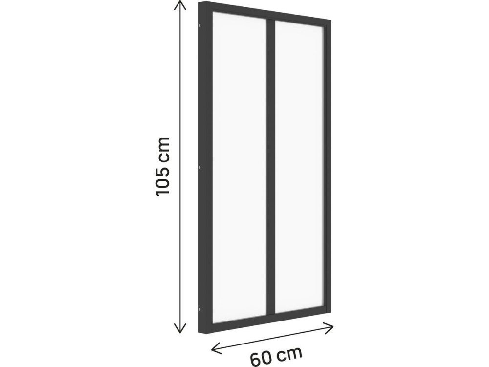 Hauteur 105 cm Largeur 60 cm