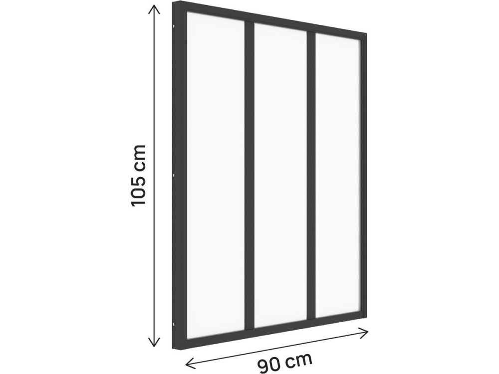 Hauteur 105 cm Largeur 90 cm