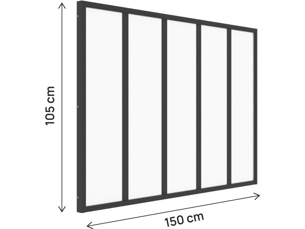 Hauteur 105 cm Largeur 150 cm