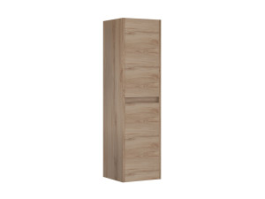 "Side 40" Bathroom Cabinet - 40 x 27 x 138 cm - Oak