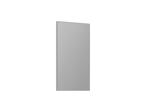 "Begonya 45" Decorative Wooden Mirror - cm - Chrome