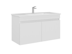 "Tivoli 100" Vanity Cabinet - 100 x 45 x 57 cm - Matte White