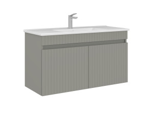 "Tivoli 100" Vanity Cabinet - 100 x 45 x 57 cm - Matte Cashmere
