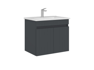 "Tivoli 65" Vanity Cabinet - 65 x 45 x 57 cm - Matte Anthracite