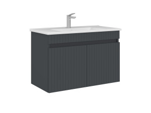 "Tivoli 85" Vanity Cabinet - 85 x 45 x 57 cm - Matte Anthracite
