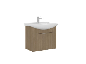 "Purus 65" Vanity Cabinet - 65 x 50 x 58 cm - Sonomo Oak