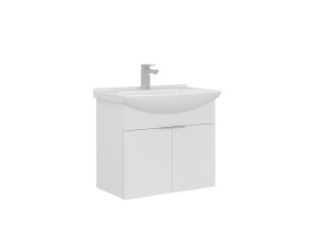 "Purus 65" Vanity Cabinet - 65 x 50 x 58 cm - White