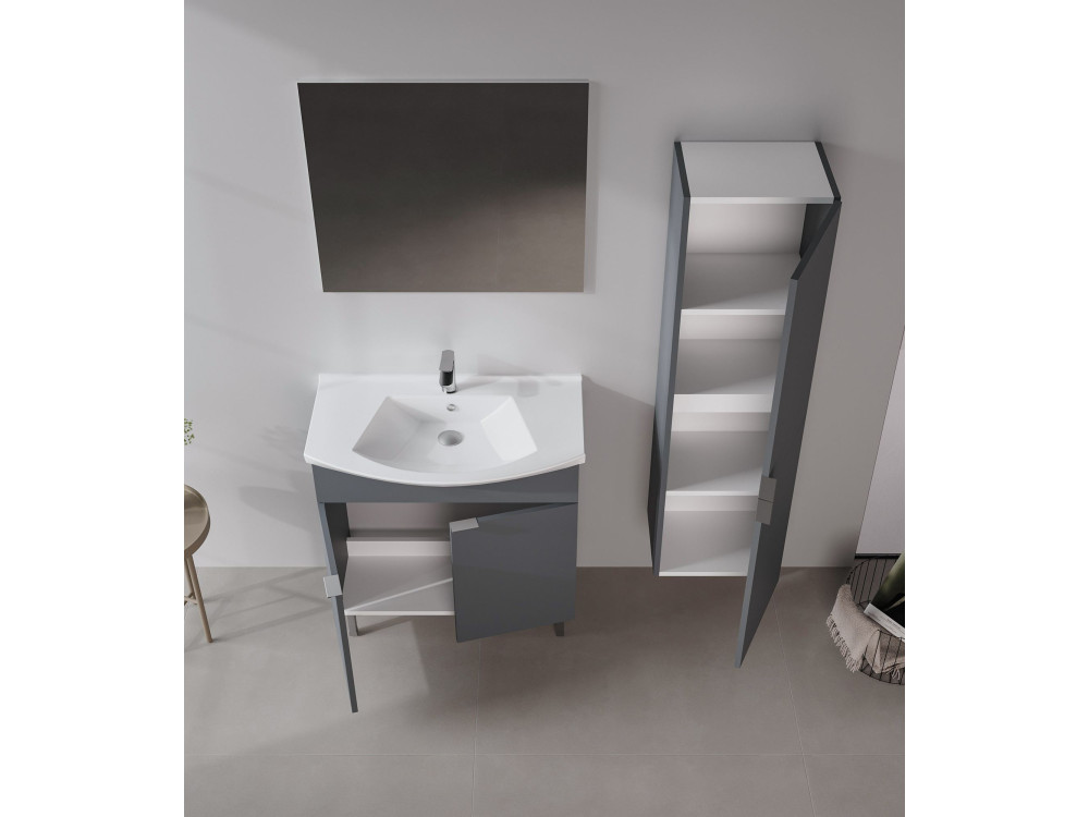 Parametre 2 80 x 50 x 83 cm Parametre 1 Anthracite Mat
