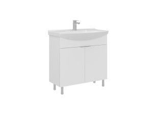 "Purus 80" Vanity Cabinet - 80 x 50 x 83 cm - White