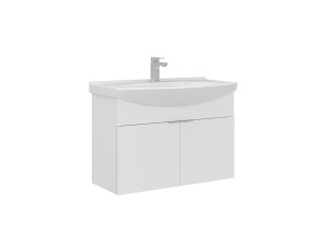 "Purus 80" Vanity Cabinet - 80 x 50 x 58 cm - White