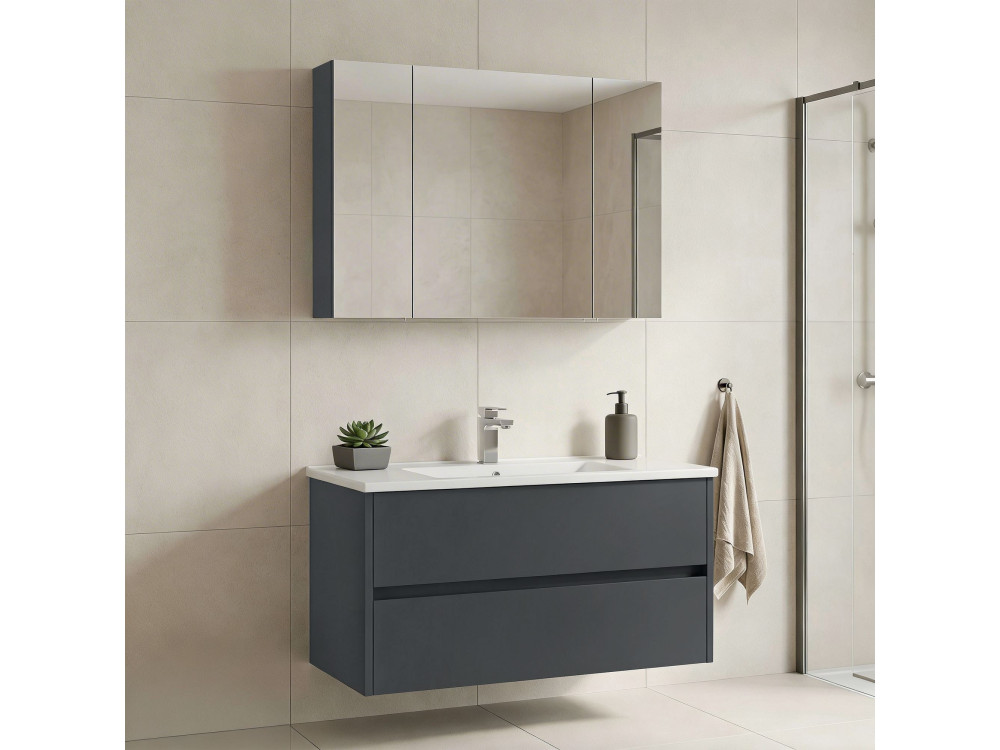Parametre 2 100 x 16 x 52 cm Parametre 1 Anthracite Mat