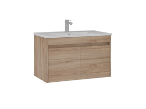 "Side 85 v2" Vanity Cabinet - 85 x 45 x 52 cm - Oak