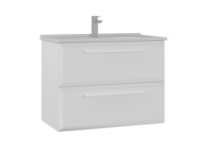 "Nuvola 80 v2" Vanity Cabinet - 80 x 50 x 62 cm - White