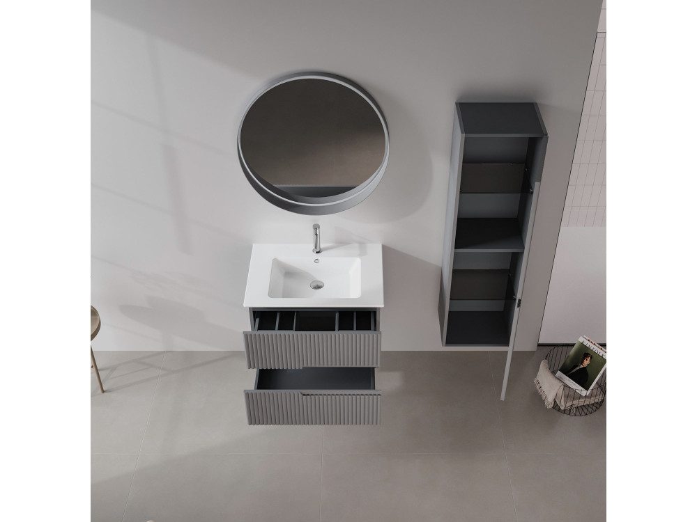 Parametre 2 71 x 51 x 51 cm Parametre 1 Gris Mat