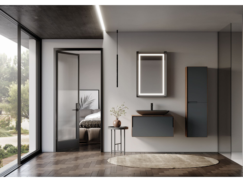 Parametre 1 Noyer, Anthracite Parametre 2 60 x 10 x 90 cm