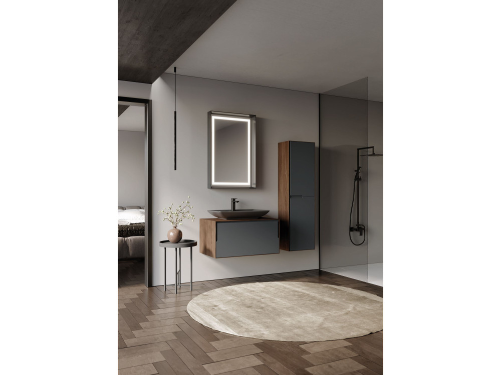 Parametre 1 Noyer, Anthracite Parametre 2 60 x 10 x 90 cm