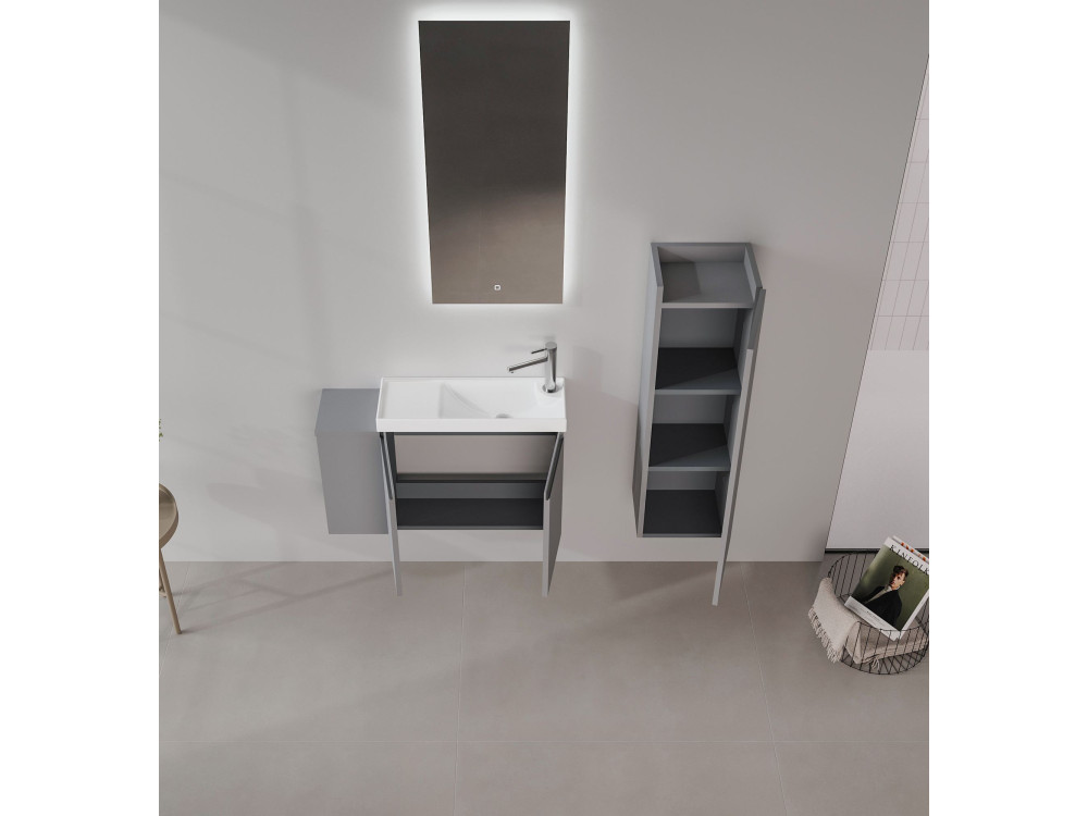 Parametre 2 80 x 22 x 45 cm Parametre 1 Gris Mat