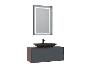 Parametre 1 Noyer, Anthracite Parametre 2 100 x 50 x 40 cm